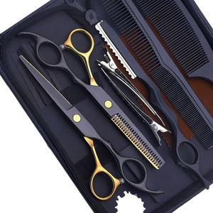 กรรไกรตัดผมมืออาชีพ สแตนเลส ชุดกรรไกรตัดผมสำหรับช่างทำผม ชุดอุปกรณ์จัดแต่งทรงผมสำหรับร้านเสริมสวย - Product Image 3