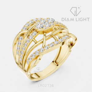 Bague de mariage en or blanc 14 carats avec diamant de laboratoire certifié IGI, taille ronde 0,761 CT, bijou raffiné, cadeau pour fiançailles, mariage ou anniversaire - Product Image 6