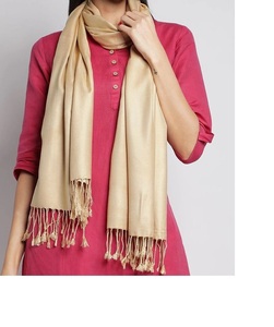 Silky Premium Pashmina Viscose Rayon from India superfine quality for all seasons ladies <b>wraps</b> <b>shawls</b> stoles scarf hijab - Product Image 3