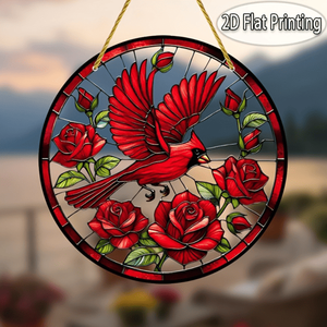 CIFbuy Acchiappasole a Tema Uccello Romantico, Decorazione Festiva Retrò, Ciondolo con Cristalli Colorati, Regalo per Lei - Product Image 4