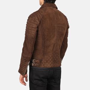 Chaqueta de Cuero Genuino para Hombre, Chaqueta de Motero de Primera Calidad, Estilo Vintage, Abrigo Informal, Duradera y Elegante, Perfecta para Uso Diario - Product Image 2