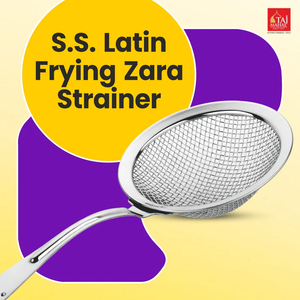 S.S. Latin Frying Zara Écumoire de cuisine à long manche pour aliments frits - Product Image 5