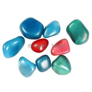 <b>Semi</b>-<b>Precious</b> <b>Stone</b> <b>Crafts</b> Gray Agate Tumbled Stones | Wholesale Natural Tumbled Stones - Product Image 6