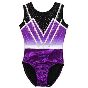 Justaucorps de gymnastique en spandex pour filles justaucorps de gymnastique en gros 2025 - Product Image 4