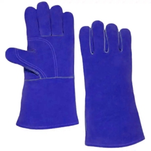 Gants de travail en cuir de vachette de qualité supérieure, usage général, flexibles, résistants à la chaleur et au froid, doublure en fourrure, réfléchissants, sécurité, soudage - Product Image 2