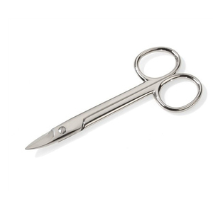 Ciseaux à cuticules courbés en acier inoxydable de haute qualité, réutilisables et durables, pour adultes, à pointe aiguisée, pour la manucure, vente en gros - Product Image 2