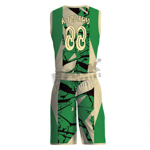 Uniforme de basket-ball respirant de haute qualité avec tissu à séchage rapide pour les séances d'entraînement d'équipe estivales, personnalisable - Product Image 3