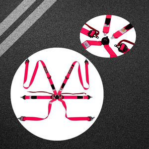 TBRACING ULTRA-D OEM ODM Fábrica Cinturón de Seguridad de 6 Puntos para Rally y Carreras de 2 Pulgadas FIA 8853-2016 con Costuras Cómodas y Patentado en Taiwán de Apertura Rápida - Product Image 2