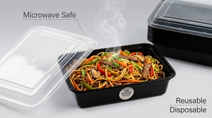 Caja de embalaje de frutas y verduras transparente desechable de plástico transparente personalizada PS PET contenedor Industrial - Product Image 5