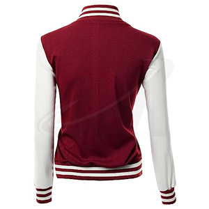 Vestes en molleton 100% coton à col montant unisexe pour femmes, avec impression et broderie de logo personnalisés, sur demande ODE et OEM - Product Image 3