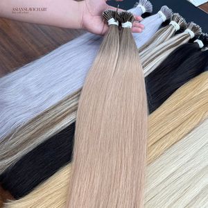 Luxury Nano Tip Super Double Drawn Natural Straight Virgin Vietnamese Human Hair <b>Extensions</b> for Women - Product Image 4