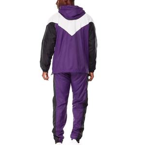 Ensemble de survêtement deux pièces personnalisé pour homme, coupe-vent et veste de jogging en nylon et polyester à séchage rapide, idéal pour l'automne - Product Image 5