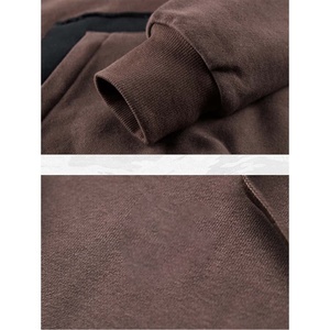 <b>Men's</b> Winter <b>Hoodie</b> 100% Cotton Fleece Lined Solid Embroidered Eco-Friendly Quick Dry Breathable Plus Size <b>Oversize</b> Hoodies <b>Men</b> - Product Image 5