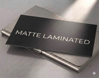 Cartes de visite en papier couché mat : conception, impression et production [Offre spéciale limitée : SpotUV gratuit] Petite quantité minimale de commande