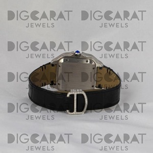 Reloj de Diamantes de Laboratorio de Alta Calidad y Lujo para Regalo de Compromiso o Aniversario de Bodas Disponible a Precio de Exportación - Product Image 4