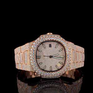 Reloj de Lujo Hecho a Mano, Edición Limitada, Joyería de Belleza Artística, Unisex, Clásico, Hip Hop, Automático, Mecánico, ETA, Acero Inoxidable - Product Image 1