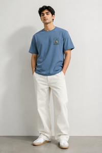 Camiseta Extra Grande de Primera Calidad, 290 GSM, Tejido de Algodón, Impresión Personalizada, Estilo Urbano, Unisex, Fabricante OEM ODM, RTS - Product Image 3