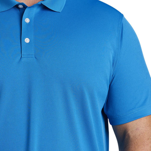 Chemise Homme Unie Respirante Grande Taille Séchage Rapide Manches Courtes Coupe Classique Coton Piqué Tricoté Haut Décontracté Personnalisable OEM ODM - Product Image 4