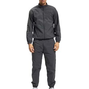 Custom Men's <b>Tracksuit</b> Set Lightweight <b>Plain</b> Design Training Jogging Suit Breathable Sportswear OEM Supplier - Product Image 1