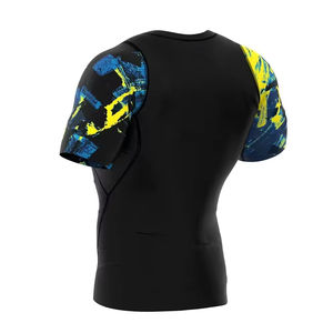 Camiseta de Compresión (Rash Guard) MMA de Manga Larga para Hombre, Protección UV, Transpirable, Secado Rápido, Ecológica, Poliéster/Nylon, OEM, Colores Variados - Product Image 4