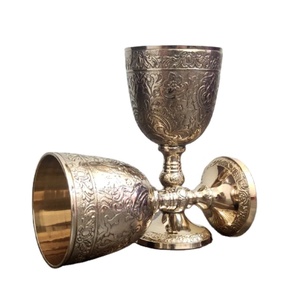 ถ้วยรางวัลรอยัลคิง ทำด้วยมือจากทองเหลือง แก้วลายนูน วินเทจ บรรจุกล่อง รับชำระผ่านเพย์พาล รับทำโลโก้ตามสั่ง ทองเหลือง/ทองแดง IN;34648 - Product Image 1