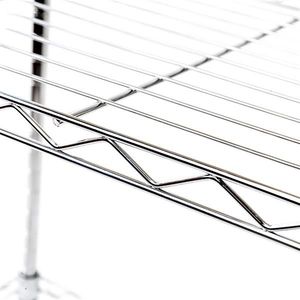 Organizzatore per Armadio Resistente Cromato, Appendiabiti Portatile con Ganci, Scaffale per Casa - Product Image 4