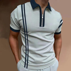 Custom Embroidered Polo Shirt Men Pique Cotton Short Sleeve Golf Polo Tee Solid Color Corporate Uniform OEM Wholesale - Product Image 5