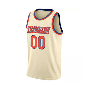 Camiseta de Baloncesto Personalizada Retro para Hombre, Bordado Tackle Twill, Ropa de Baloncesto Vintage, Uniforme de Baloncesto de Malla - Product Image 1