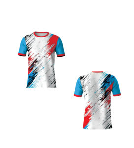 เสื้อยืดพรีเมียมแบบซับลิเมชั่น พิมพ์ลายได้ทั้งตัว ระบายอากาศได้ดี ผลิตจากโพลีเอสเตอร์ แขนสั้น เหมาะสำหรับเล่นกีฬา ใส่ลำลอง หรือใช้เป็นแบรนด์ - Product Image 4