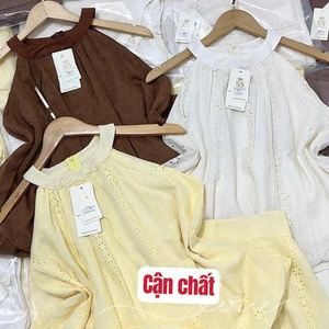 Conjunto de Ropa de Verano de Dos Piezas para Mujer, Informal, de Algodón Ecológico, Lavable, Cómodo, Ajustado, Personalizado, Color Sólido - Product Image 2