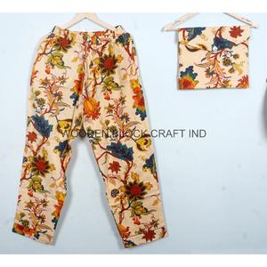 Conjunto de Pijama de Manga Larga con Cuello en V 100% Algodón para Mujer, Suave, Transpirable y Lavable a Máquina - Product Image 5
