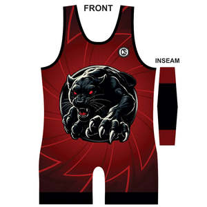 Ropa Deportiva de Poliéster Sublimado Personalizada de Alta Calidad, Sin Mangas, para Equipos Deportivos, Singlet de Lucha Libre - Product Image 1