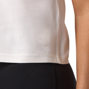 Women's White <b>Cap</b> Sleeve T Shirt Premium Stretch Crew Neck Casual Activewear Fashion Fitness Top Apparel Wear - Product Image 6