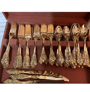 Couverts dorés à thème insectes, avec motifs de coléoptères et de homards. Pièces audacieuses et originales disponibles à <span class=keywords><strong>prix</strong></span> de gros. - Product Image 4