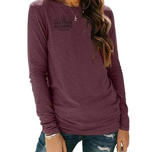 Women's Trendy Long Sleeve T Shirt Comfortable Lightweight Breathable Casual Streetwear Daily Wear Top for Women - Product Image 1