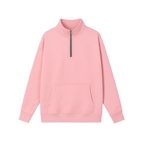 Top Selling 2025 High Quality <b>Men's</b> Fashion Clothing Outdoor Casual Relaxed Fit Quarter Zip <b>Pullover</b> <b>Men</b> Sweatshirts OEM Hoodies - Product Image 4