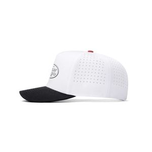 Casquette de golf bicolore imperméable et légère avec logo brodé en 3D, visière incurvée, étiquette tissée, respirante, à fermeture snapback pour hommes et femmes - Product Image 2