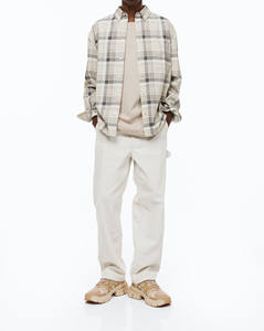 New Trend Cotton <b>Short</b> <b>Sleeves</b> Business Wear Comfortable Polo Collar Front Pocket Design <b>Button</b> <b>up</b> Shirt for Men - Product Image 1