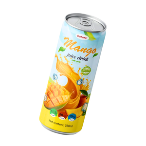 Jugo de Mango en Lata Delgada de 250 ml de Alta Calidad, Nuevo, OEM/ODM de Vietnam, con Pulpa, Marca Privada, Jugo de Frutas y Verduras - Product Image 2