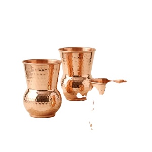 Handmade Mughlai <b>Copper</b> Tumbler Dholak Style <b>Copper</b> Glass Hammered <b>Copper</b> <b>Cup</b> Ayurvedic Drinkware Vintage <b>Copper</b> Mug Royal Gift - Product Image 4