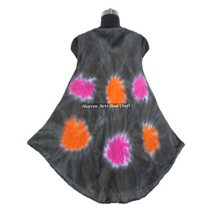 Vestido Boho de Verano 2026 para Mujer, Estampado Tie Dye, Halter, para Fiesta, Playa, Vacaciones, Vestido de Sol, Estilo Bohemio Gitano, de Rayón - Product Image 3