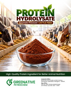Poudre d'hydrolysat de protéines enzymatiques à 85 % pour bovins et animaux d'élevage, peptides digestibles, ingrédient de remplacement du lait de veau - Product Image 1
