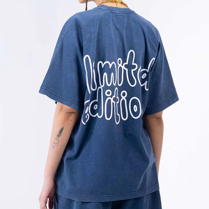 Ensemble T-shirt uni à manches courtes et short personnalisé pour homme, ensemble d'été unisexe, survêtement personnalisé pour femme, ensemble de survêtement en coton 2 pièces - Product Image 3