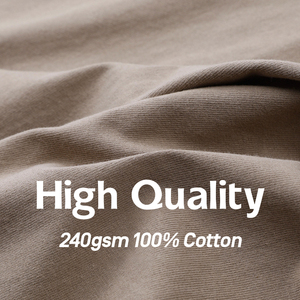 T-shirt pour homme en coton 100% tricoté, col rond, manches courtes, coupe régulière, taille américaine 220 GSM, grande taille, logo imprimé sur le devant en sérigraphie - Product Image 4