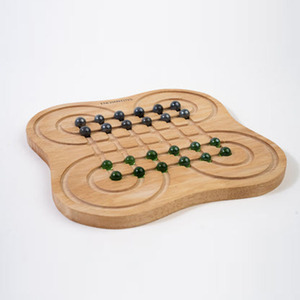 Juego de mesa Surakarta de madera hecho a mano con canicas y folleto de reglas, juego de estrategia clásico para el disfrute de la familia y los amigos. - Product Image 3