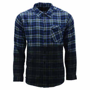 Men's Red Black Plaid Long Sleeve Casual <b>Shirt</b> Full Button Down <b>Collar</b> Flannel Woven Fabric Autumn Style - Product Image 4