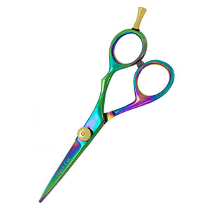 High Quality German Stainless Steel Professional Salon <b>Barber</b> Scissors Multi-Color Gold Adjustment Screw Sharp <b>Blade</b> Hair - Product Image 3