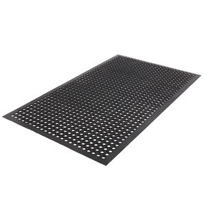 Tappetino Industriale Antifatica per Cucina, Antiscivolo, Esagonale, in Gomma, con Drenaggio, 150x90cm - Product Image 1