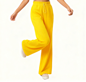 Pantalones Casuales de Lona para Mujer HANO 2024 ODM con Costuras Decorativas, Cintura Media, Cordones, Impermeables, de Secado Rápido, Transpirables y de Pierna Recta - Product Image 4