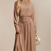 YKD117 Magnifique robe de qualité supérieure, mode haut de gamme, vêtements musulmans élégants, hijabs, style décontracté, garde-robe quotidienne